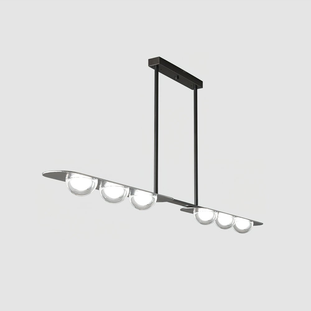 Aurora Pendant Lamp Linear Glass Minimalist-Neutral Decor