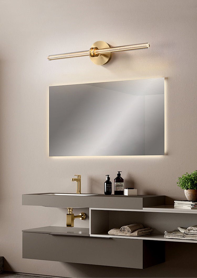 Julian Minimalist Metal Linear Wall Lamp-Neutral Decor