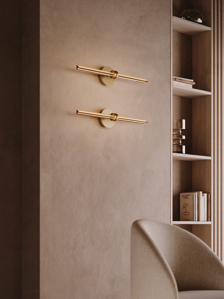 Julian Minimalist Metal Linear Wall Lamp-Neutral Decor