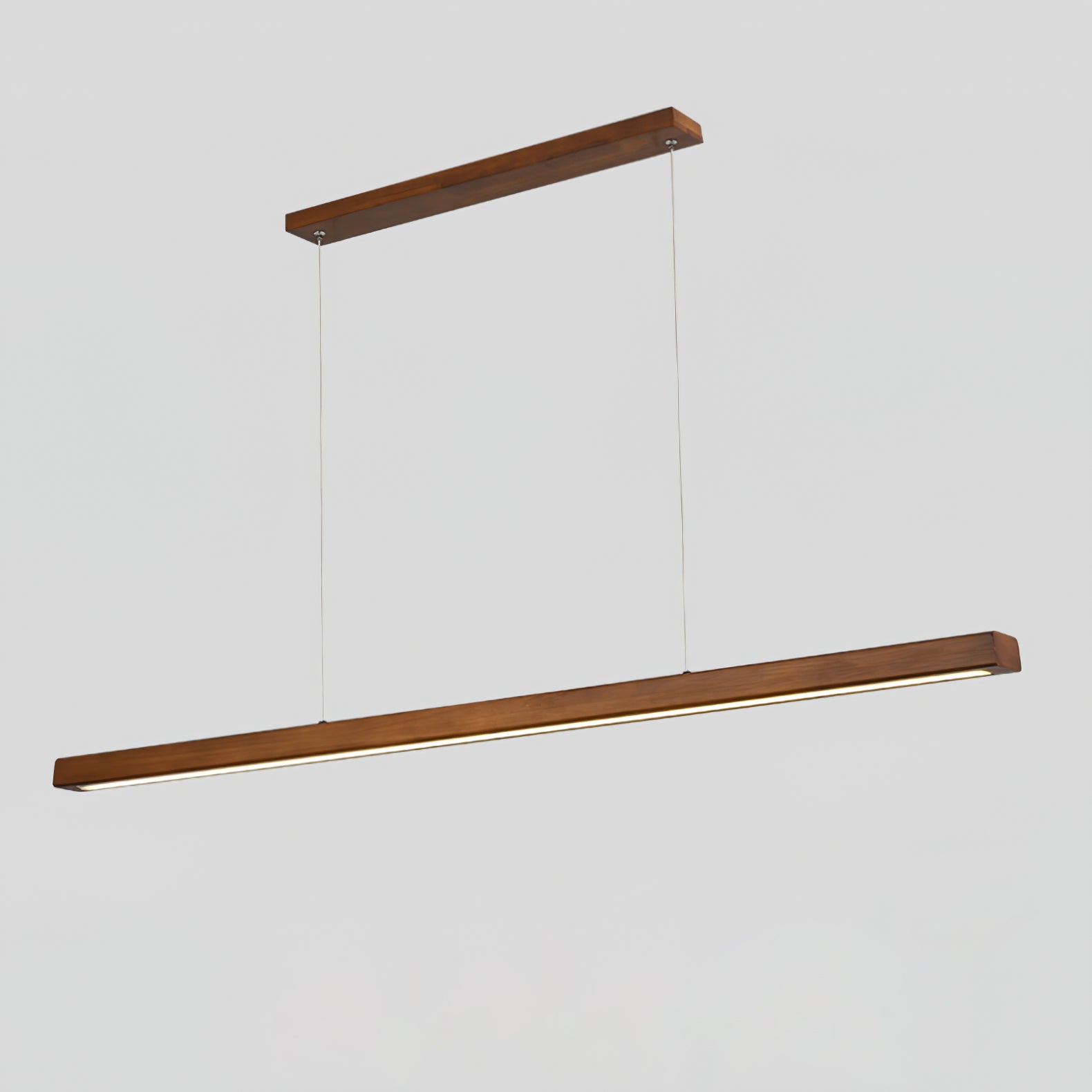 Elowen Linear Minimalist Wood Pendant Light-Neutral Decor