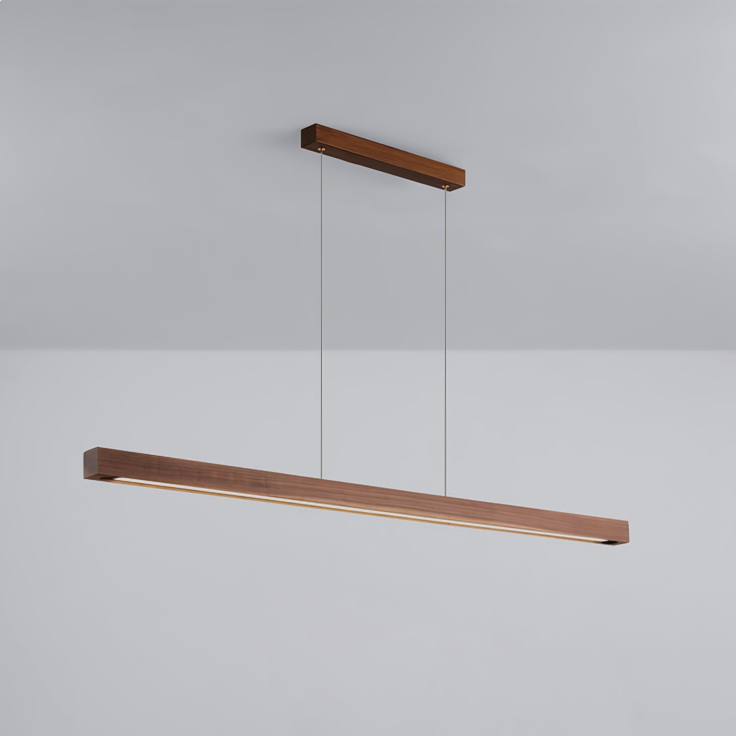 Elowen Linear Minimalist Wood Pendant Light-Neutral Decor