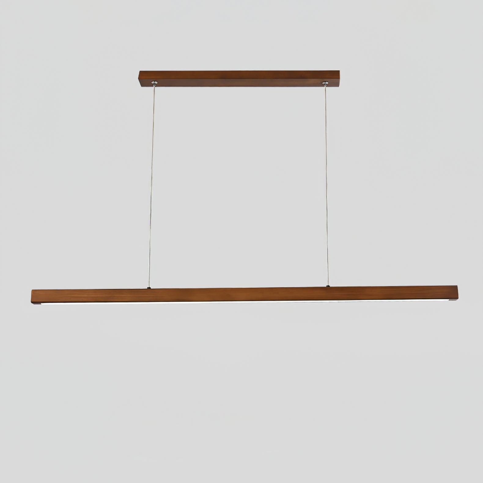 Elowen Linear Minimalist Wood Pendant Light-Neutral Decor