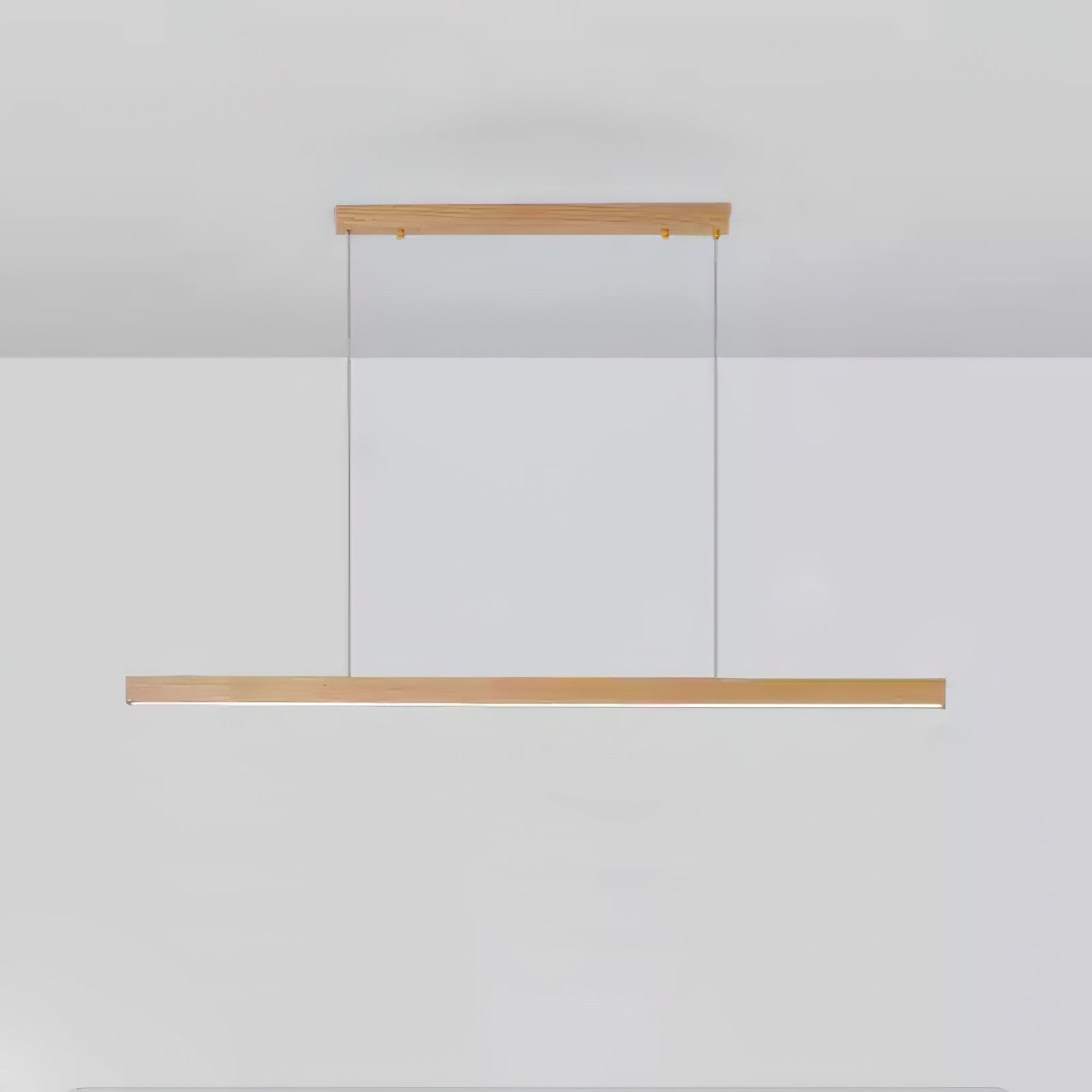 Elowen Linear Minimalist Wood Pendant Light-Neutral Decor