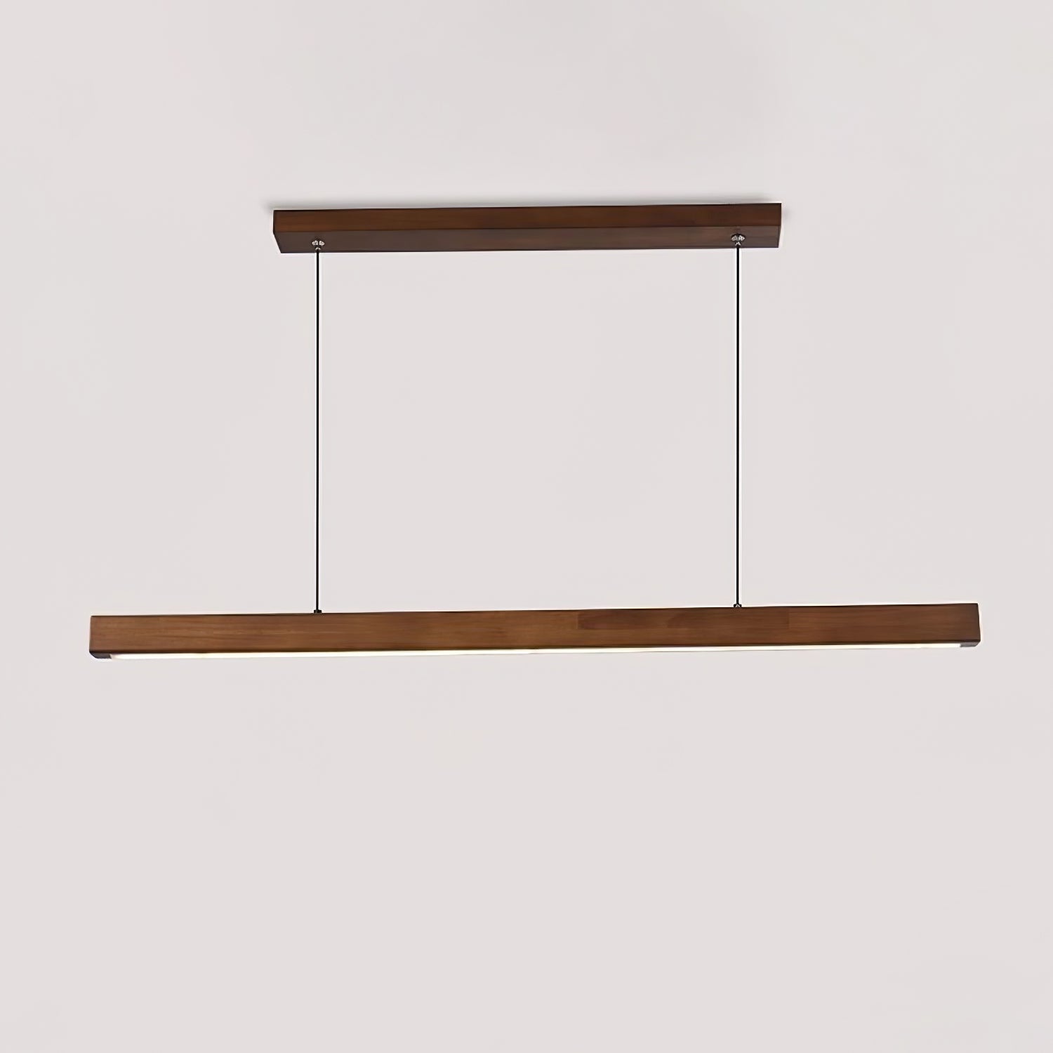 Elowen Linear Minimalist Wood Pendant Light-Neutral Decor