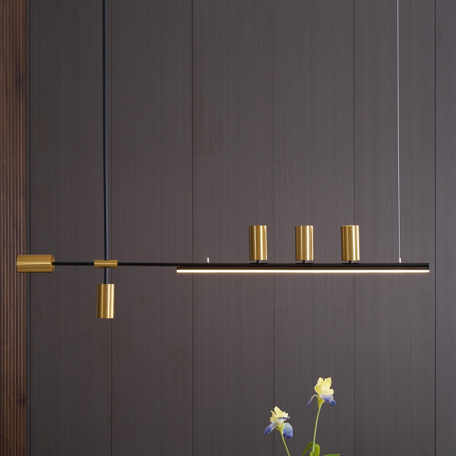 Aulten Modern Minimalist Linear Island Pendant Lamp-Neutral Decor