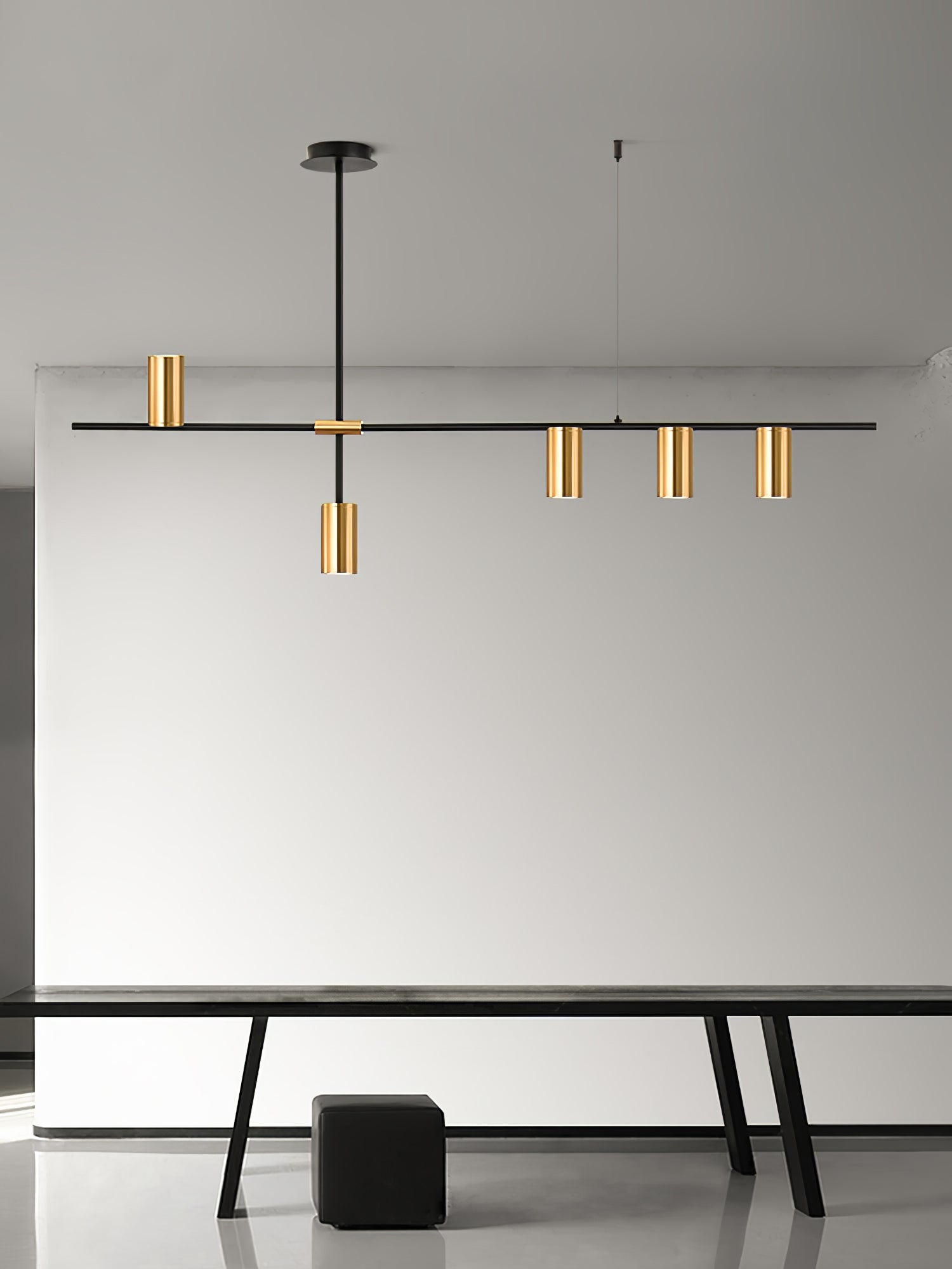 Aulten Modern Minimalist Linear Island Pendant Lamp-Neutral Decor