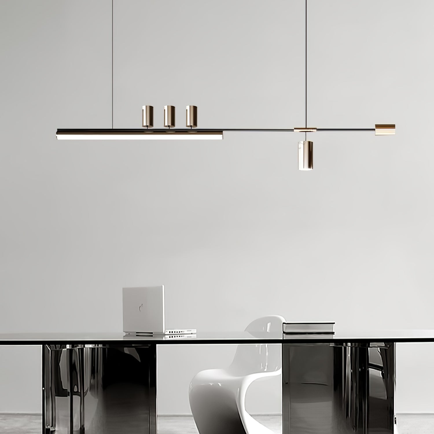 Aulten Modern Minimalist Linear Island Pendant Lamp-Neutral Decor