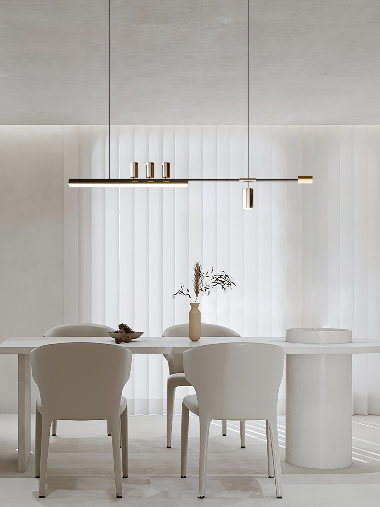 Aulten Modern Minimalist Linear Island Pendant Lamp-Neutral Decor