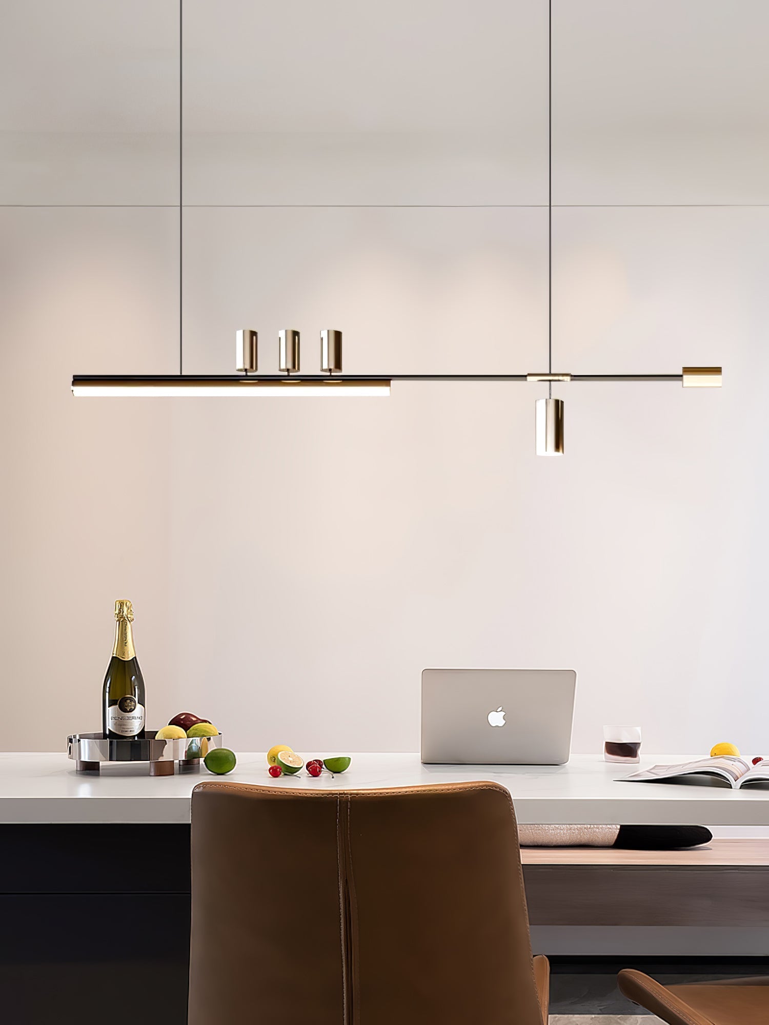 Aulten Modern Minimalist Linear Island Pendant Lamp-Neutral Decor