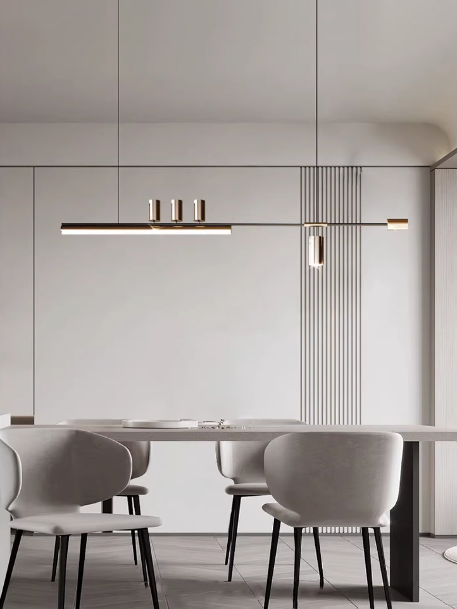 Aulten Modern Minimalist Linear Island Pendant Lamp-Neutral Decor