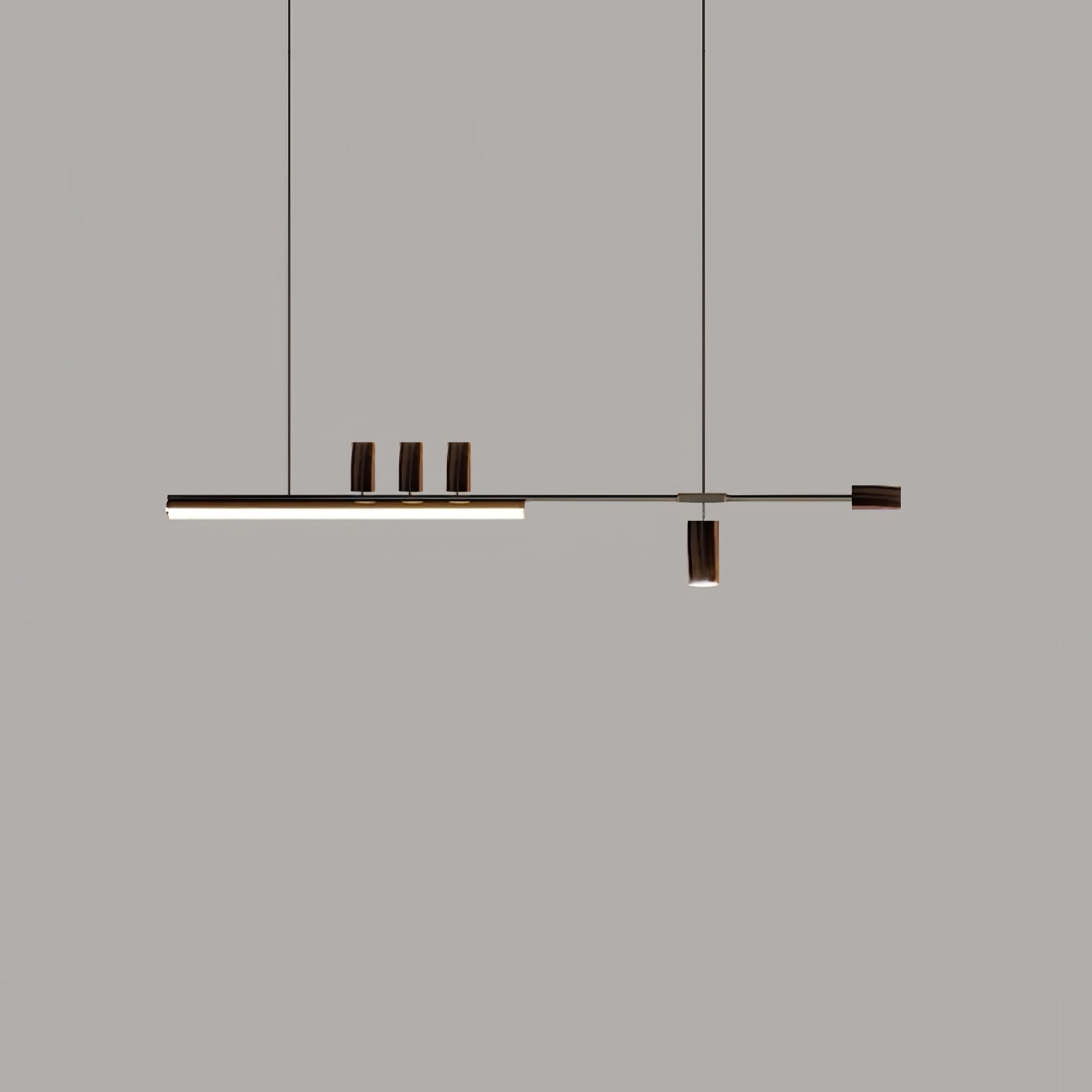 Aulten Modern Minimalist Linear Island Pendant Lamp-Neutral Decor