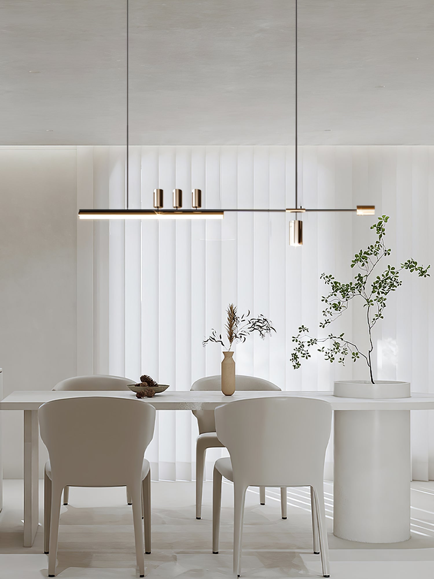 Aulten Modern Minimalist Linear Island Pendant Lamp-Neutral Decor