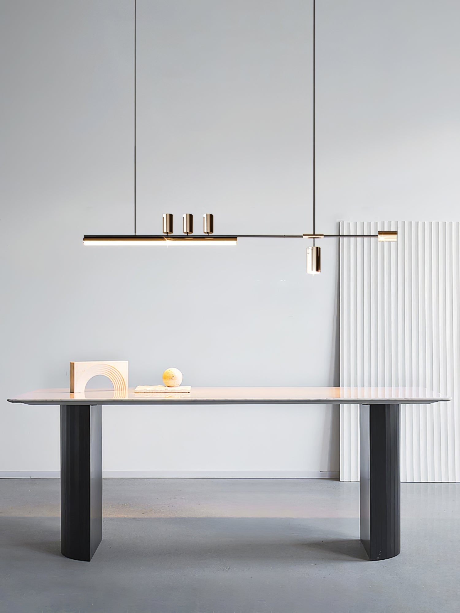 Aulten Modern Minimalist Linear Island Pendant Lamp-Neutral Decor