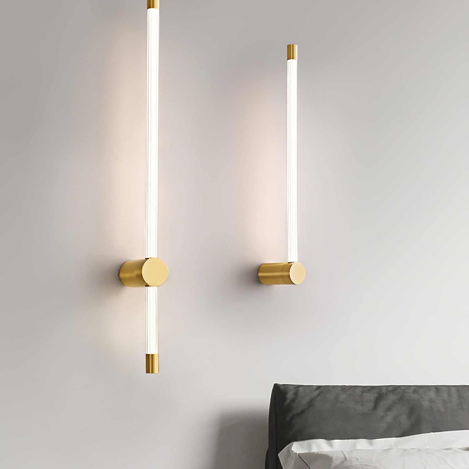 Halenis Modern Minimalist Linear LED Sconce Wall Lamp-Neutral Decor