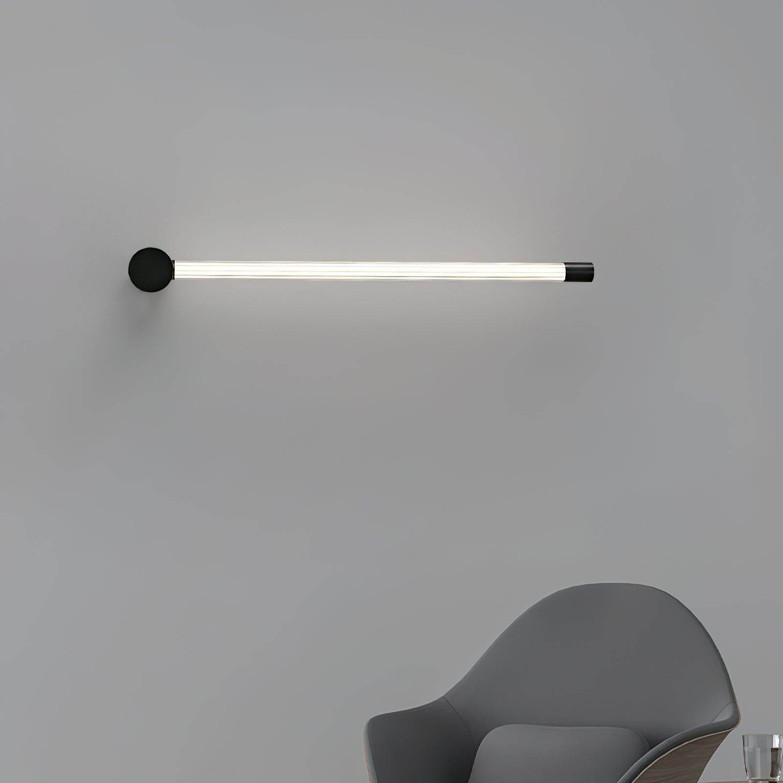 Halenis Modern Minimalist Linear LED Sconce Wall Lamp-Neutral Decor