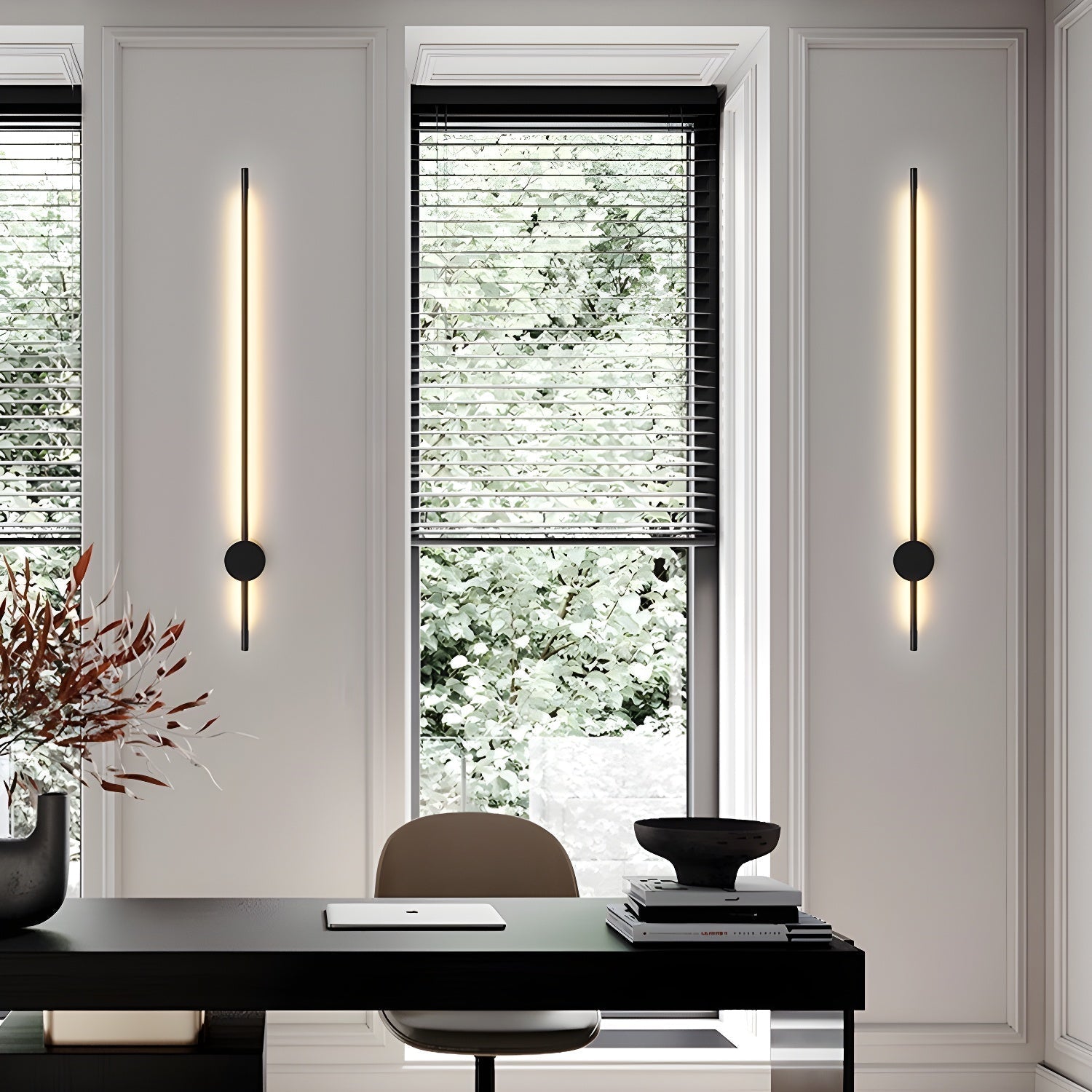 Miren Modern Minimalist Linear LED Wall Light-Neutral Decor