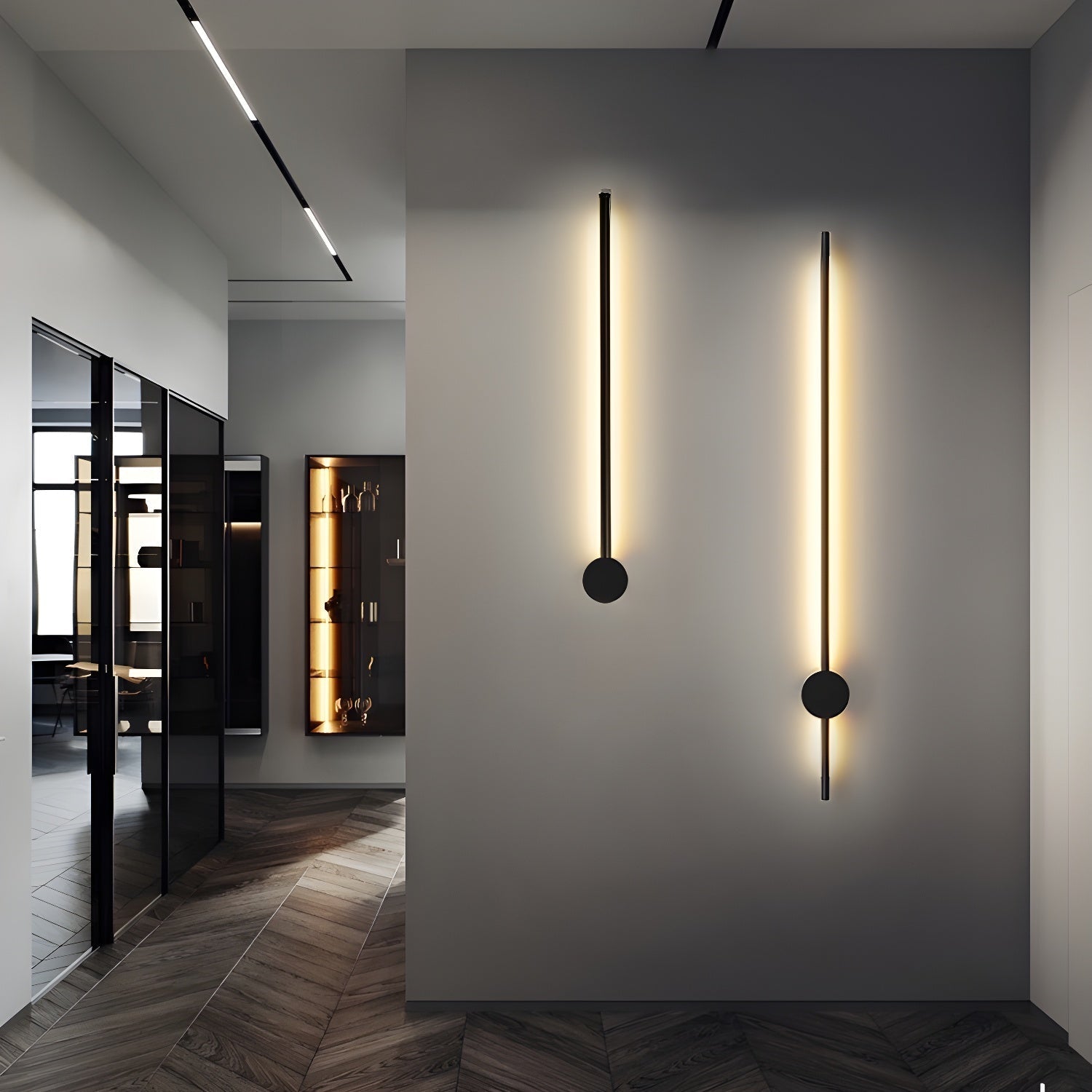 Miren Modern Minimalist Linear LED Wall Light-Neutral Decor