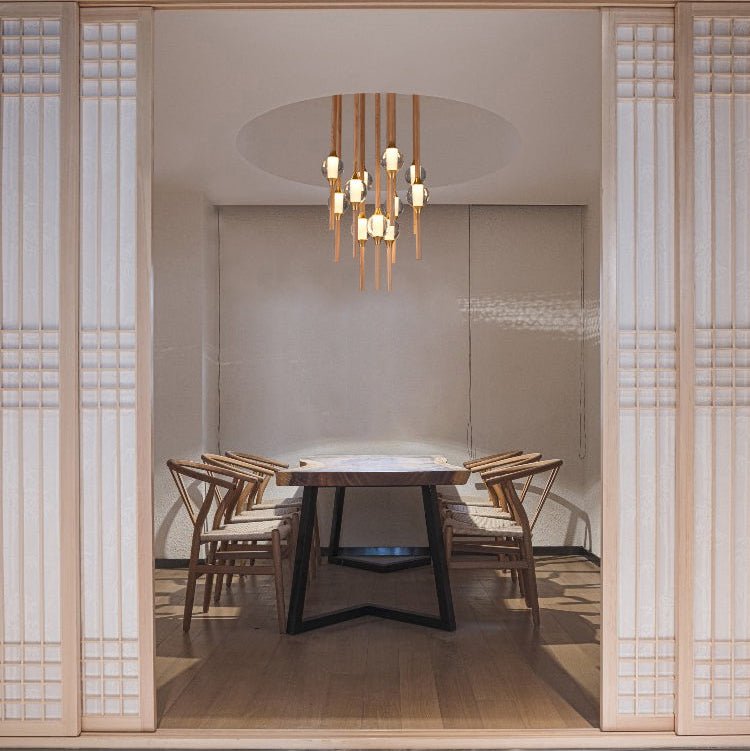Linear Lumina Droplet Pendant Lamp-Neutral Decor