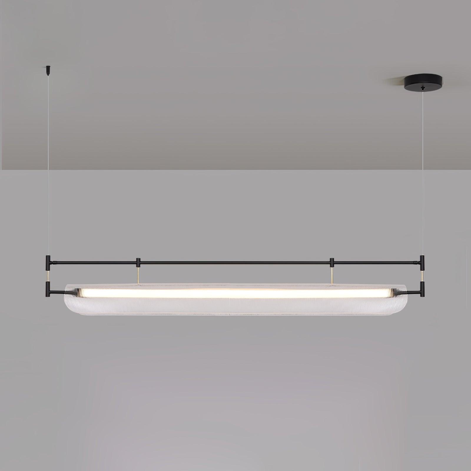 Meldo Chandelier Linear Strip Acrylic Long-Neutral Decor
