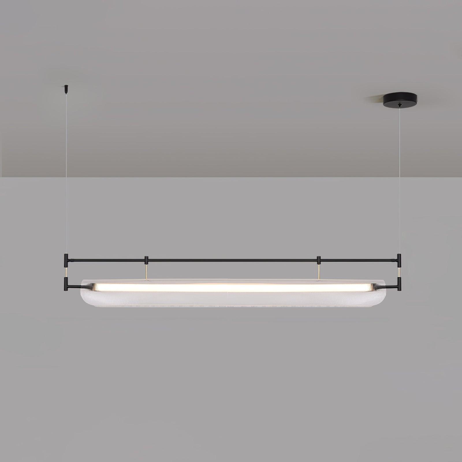 Meldo Chandelier Linear Strip Acrylic Long-Neutral Decor
