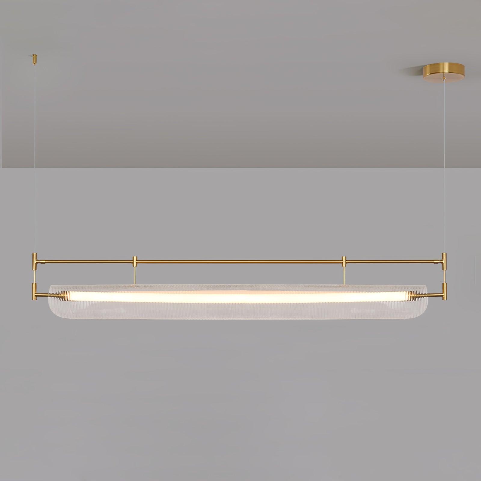 Meldo Chandelier Linear Strip Acrylic Long-Neutral Decor