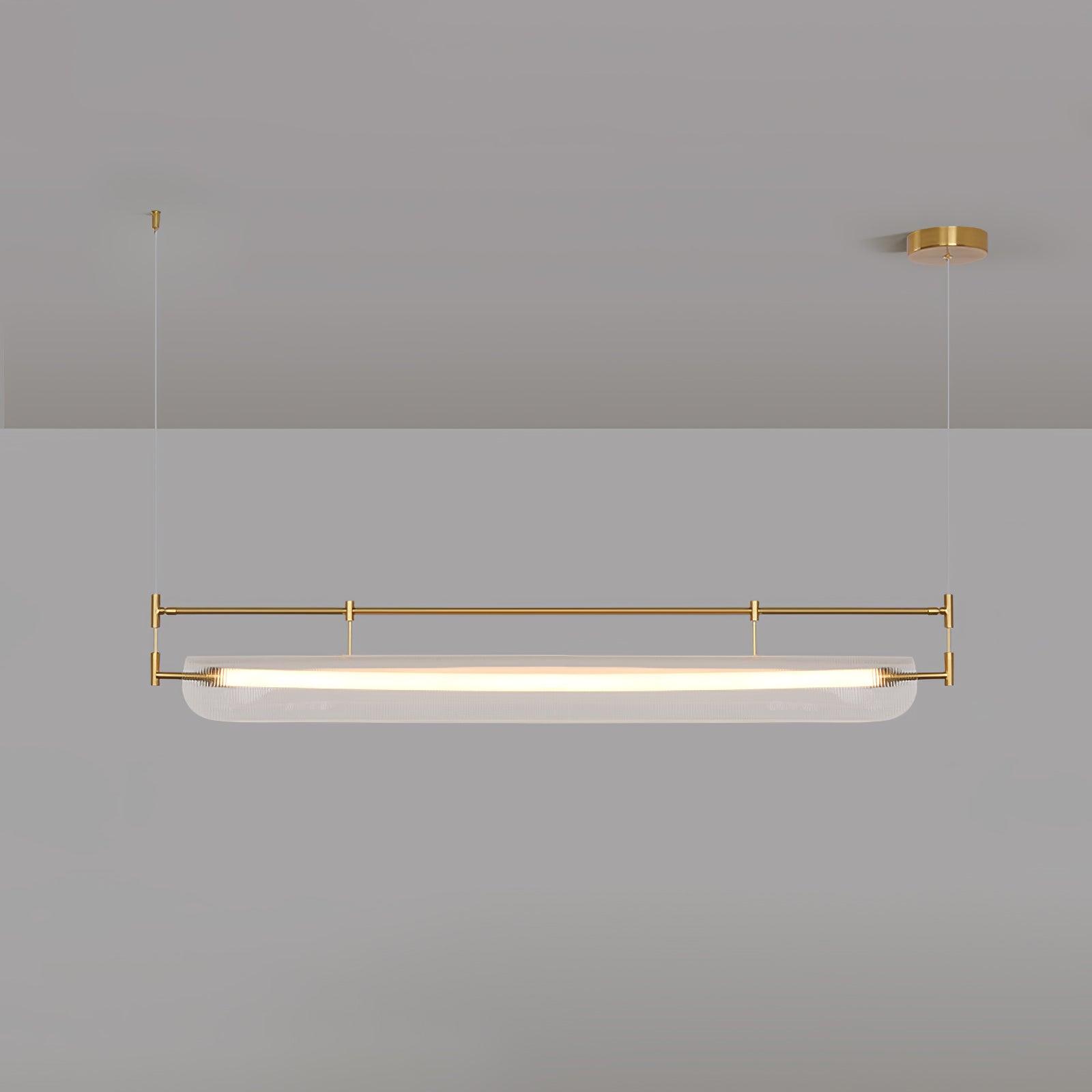 Meldo Chandelier Linear Strip Acrylic Long-Neutral Decor