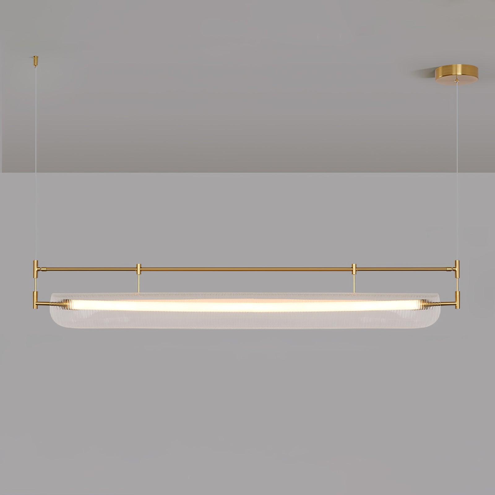 Meldo Chandelier Linear Strip Acrylic Long-Neutral Decor