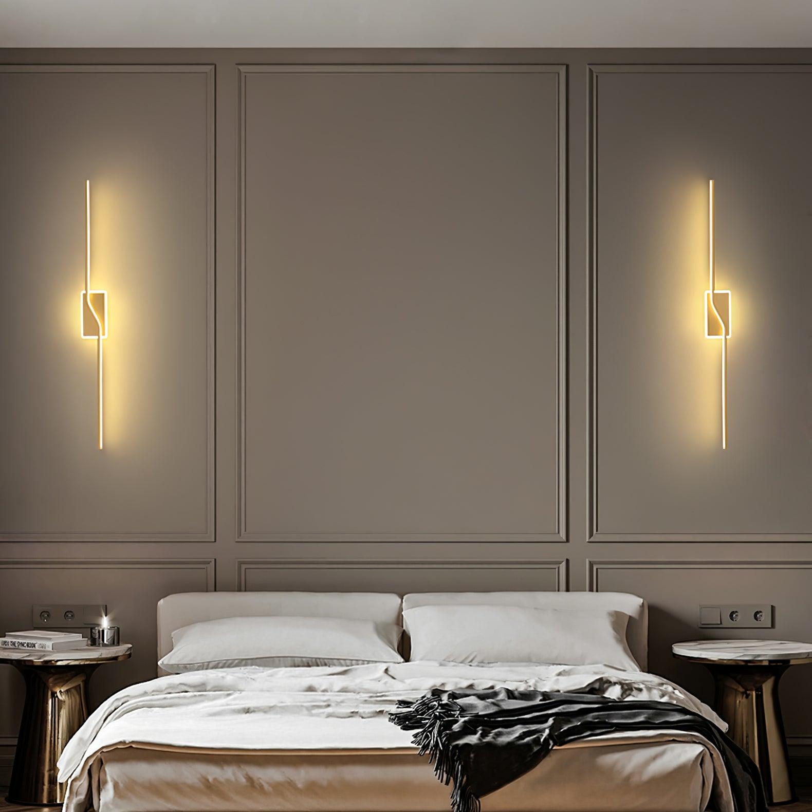Cael Modern Minimalist Linear Strip Wall Light-Neutral Decor