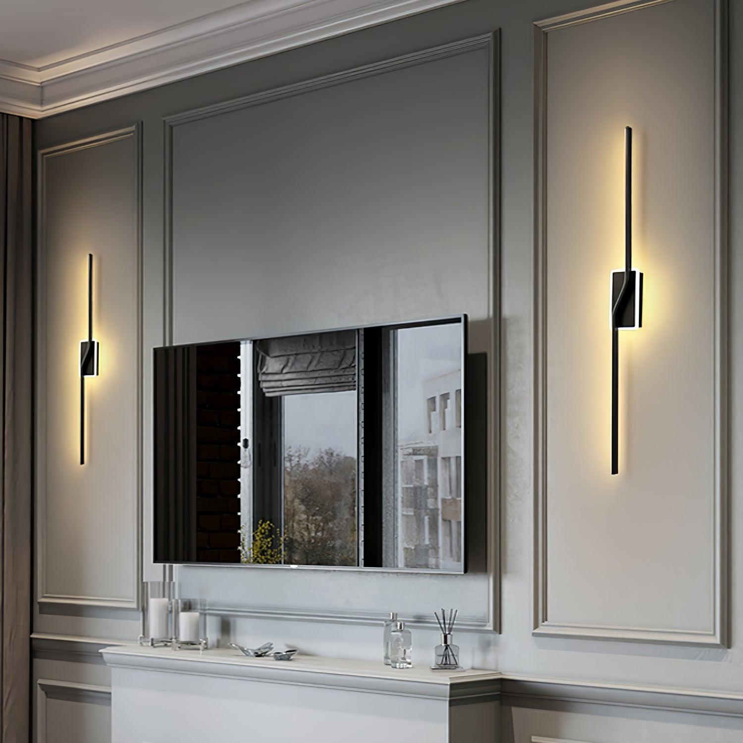 Cael Modern Minimalist Linear Strip Wall Light-Neutral Decor