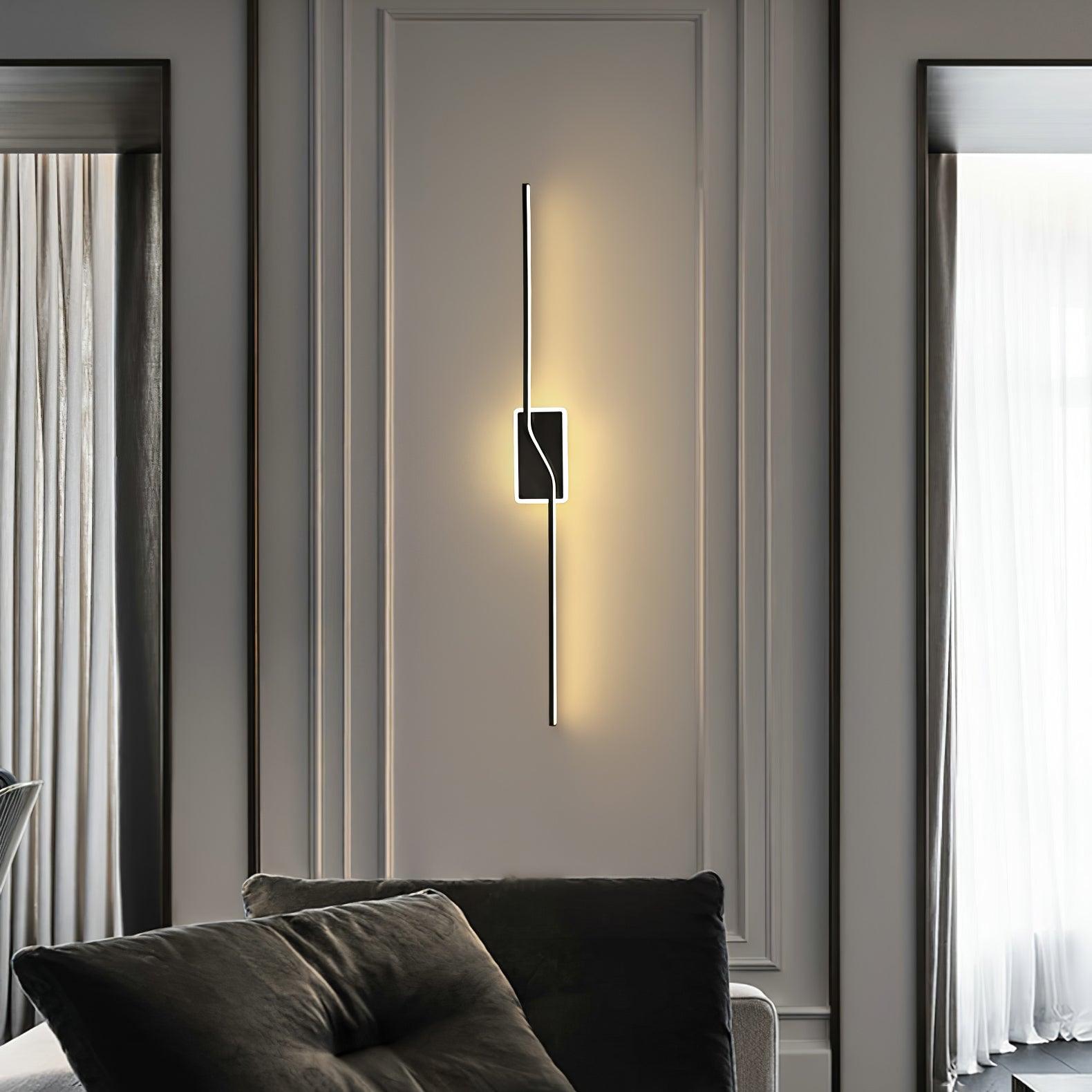Cael Modern Minimalist Linear Strip Wall Light-Neutral Decor