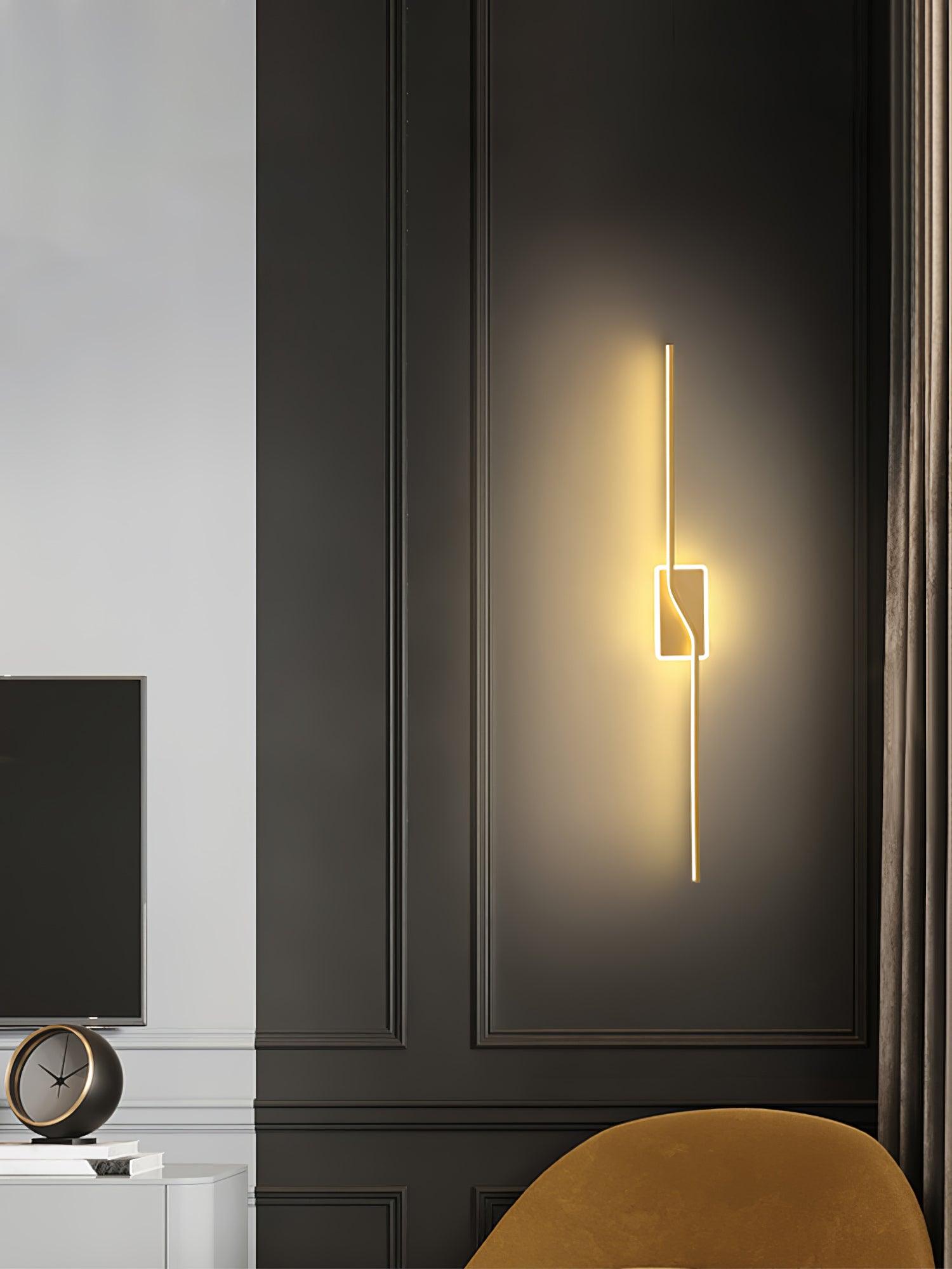Cael Modern Minimalist Linear Strip Wall Light-Neutral Decor