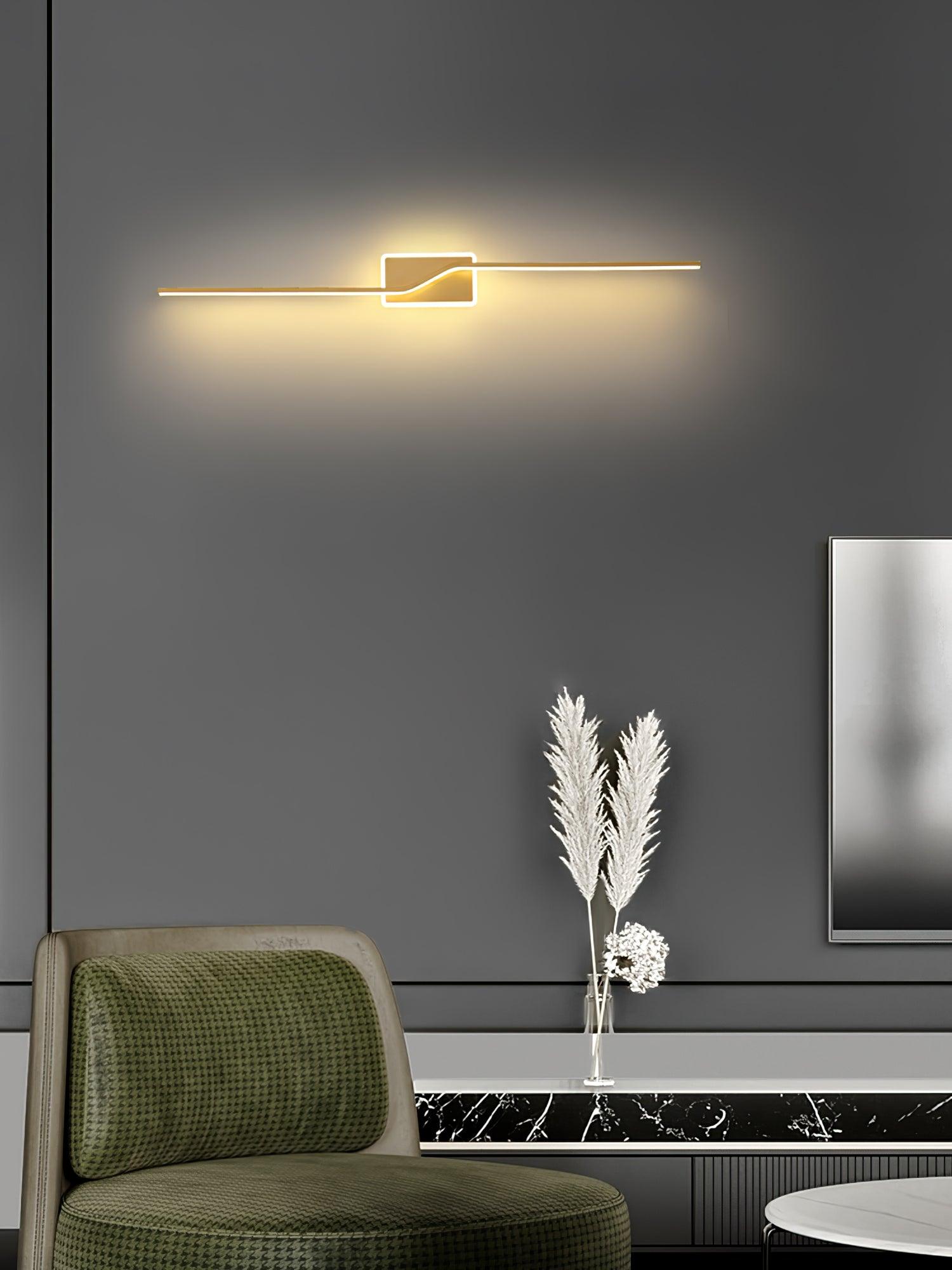 Cael Modern Minimalist Linear Strip Wall Light-Neutral Decor