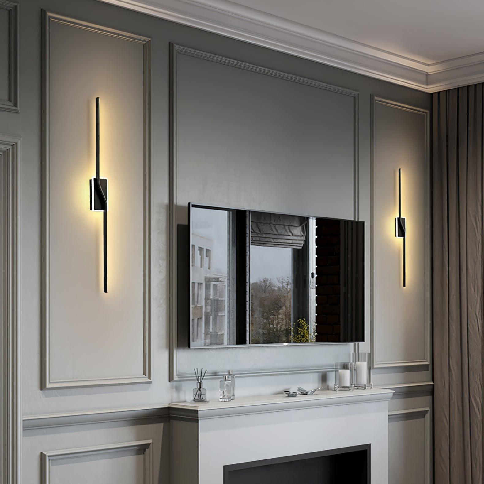 Cael Modern Minimalist Linear Strip Wall Light-Neutral Decor