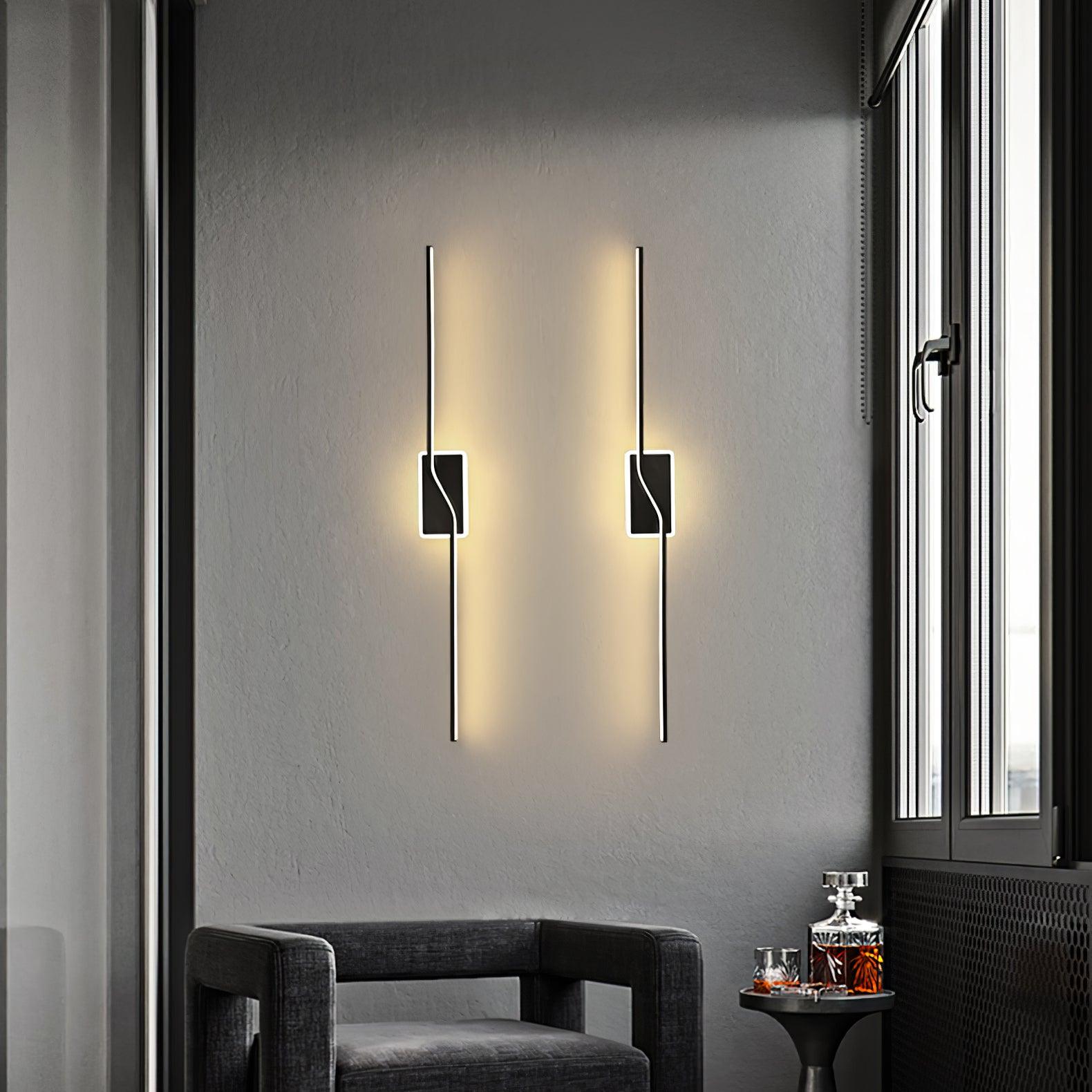 Cael Modern Minimalist Linear Strip Wall Light-Neutral Decor