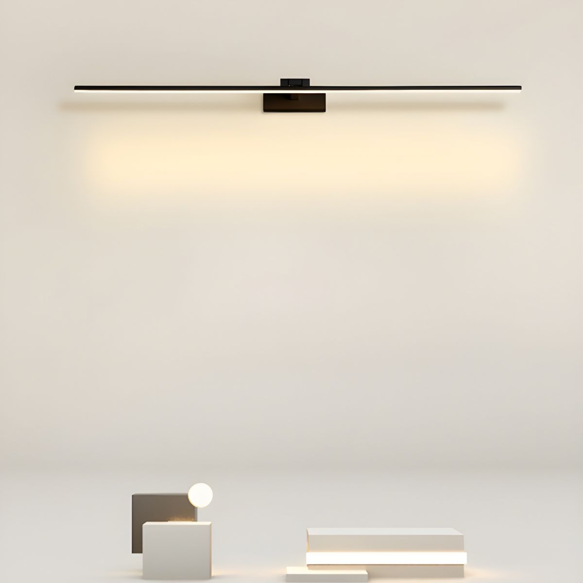 Linear Modern Minimalist Bathroom Wall Lamp-Neutral Decor