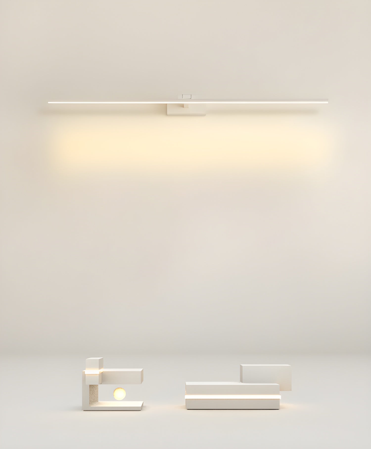 Linear Modern Minimalist Bathroom Wall Lamp-Neutral Decor