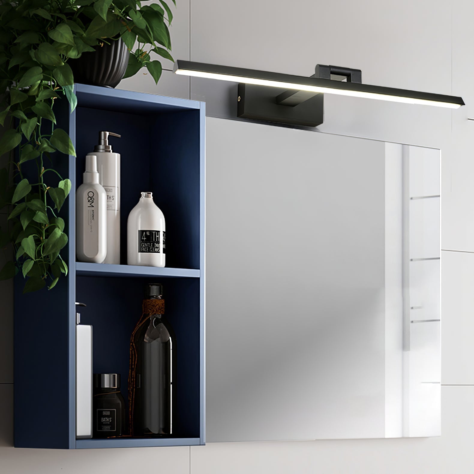 Linear Modern Minimalist Bathroom Wall Lamp-Neutral Decor