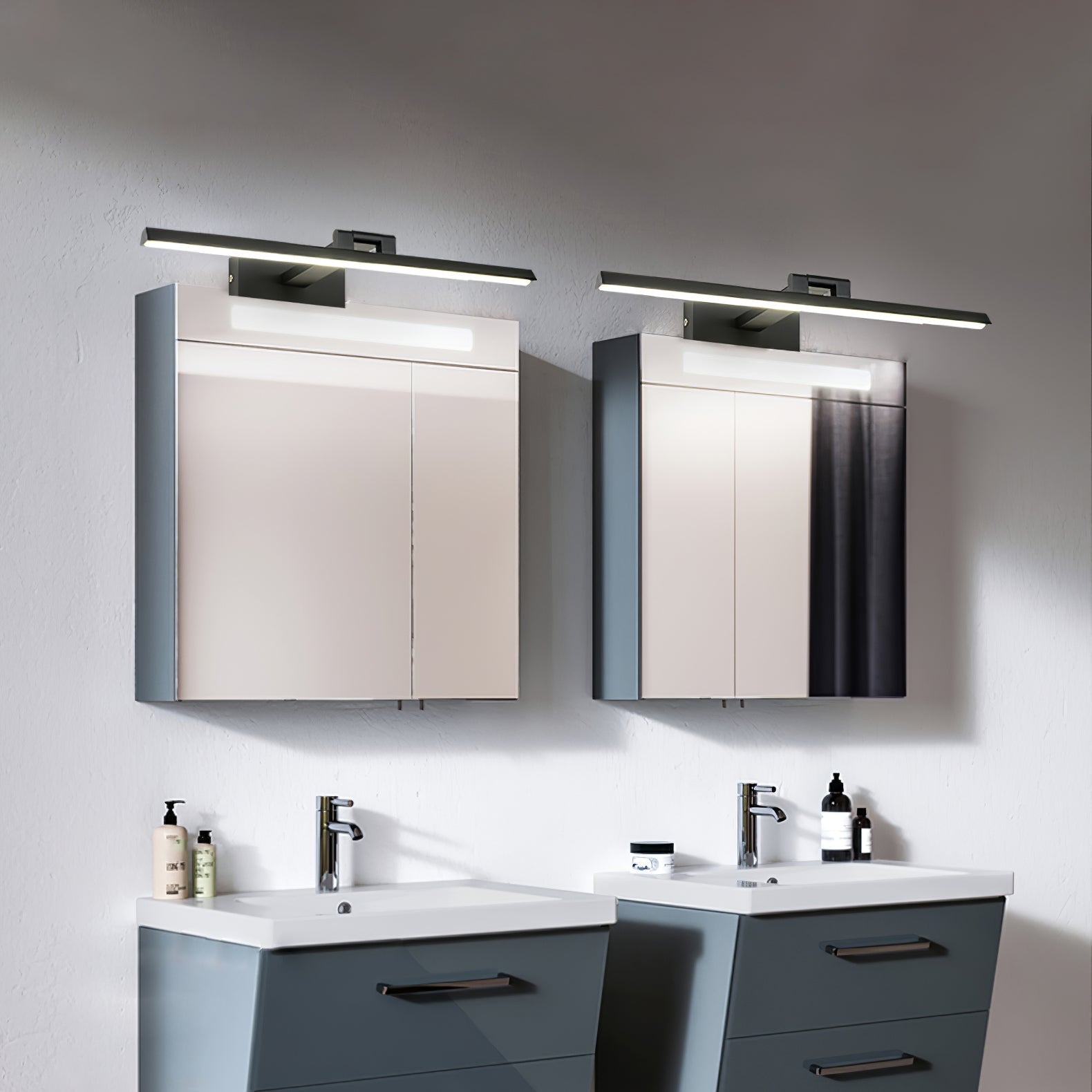 Linear Modern Minimalist Bathroom Wall Lamp-Neutral Decor