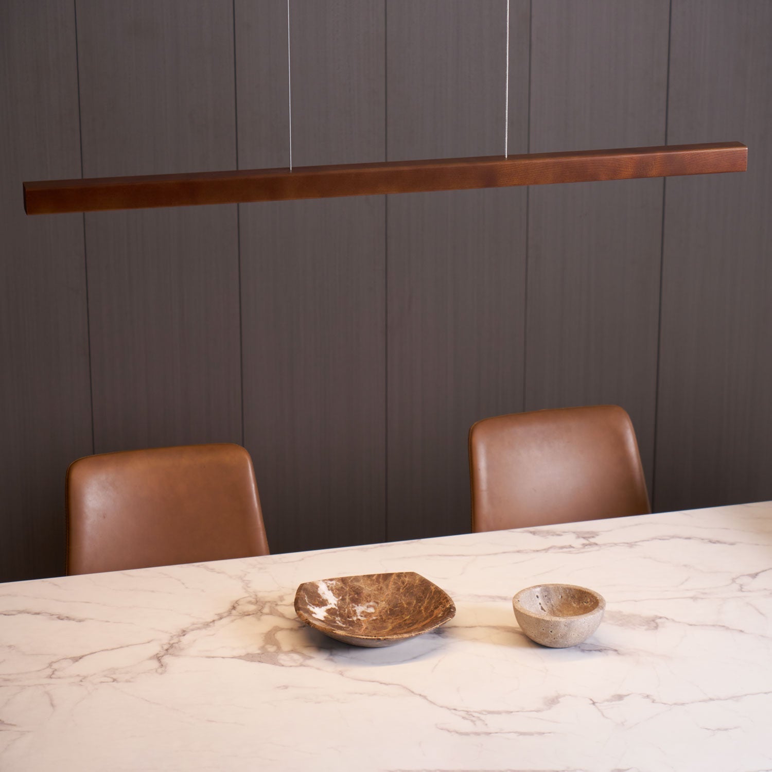 Aro Wooden Pendant Light-Neutral Decor