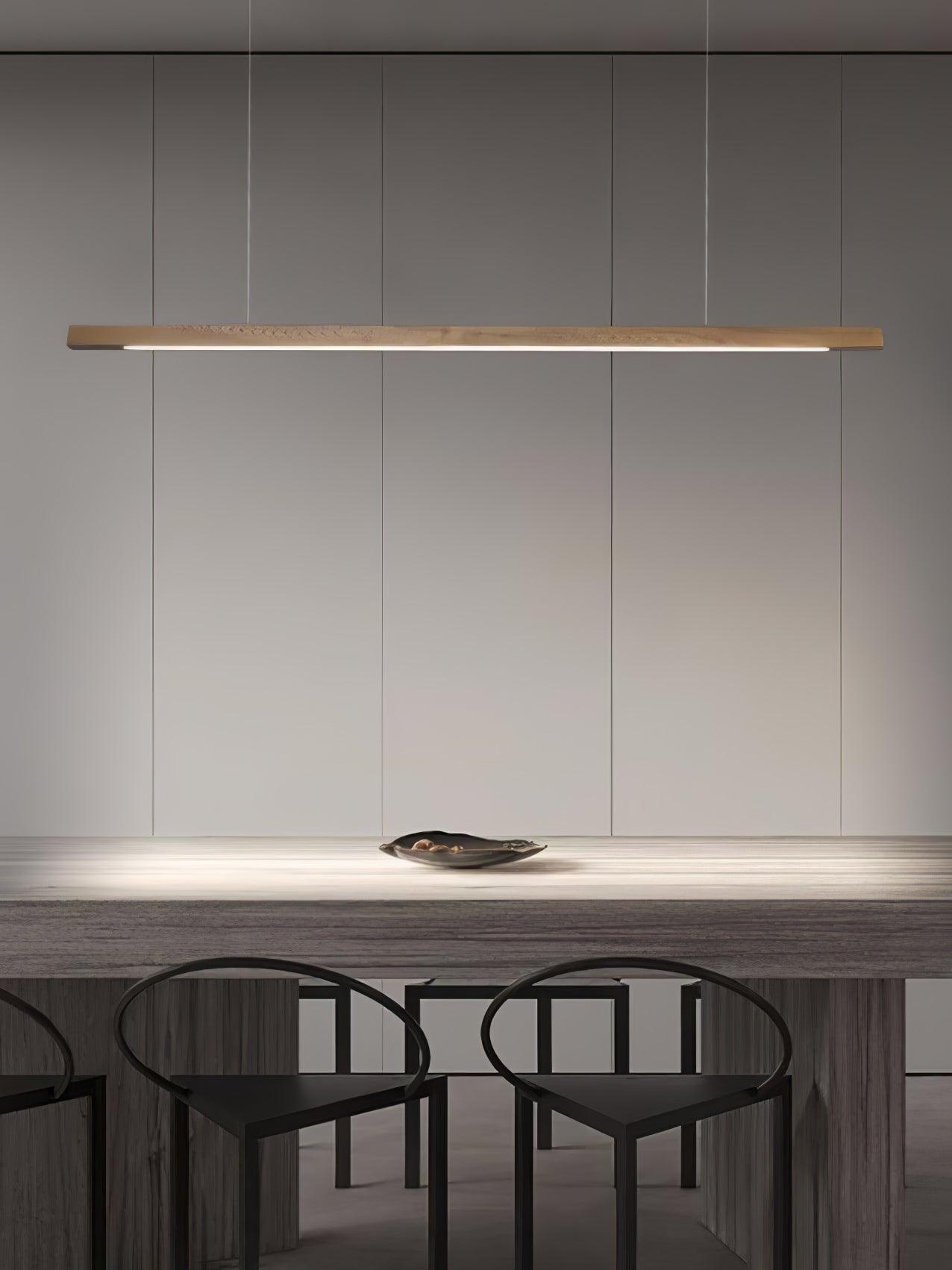 Aro Wooden Pendant Light-Neutral Decor
