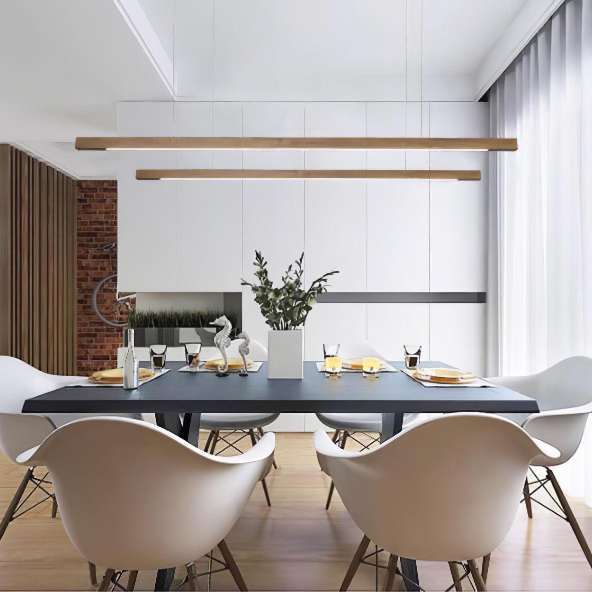 Aro Wooden Pendant Light-Neutral Decor