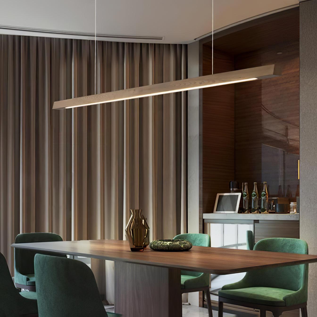Aro Wooden Pendant Light-Neutral Decor