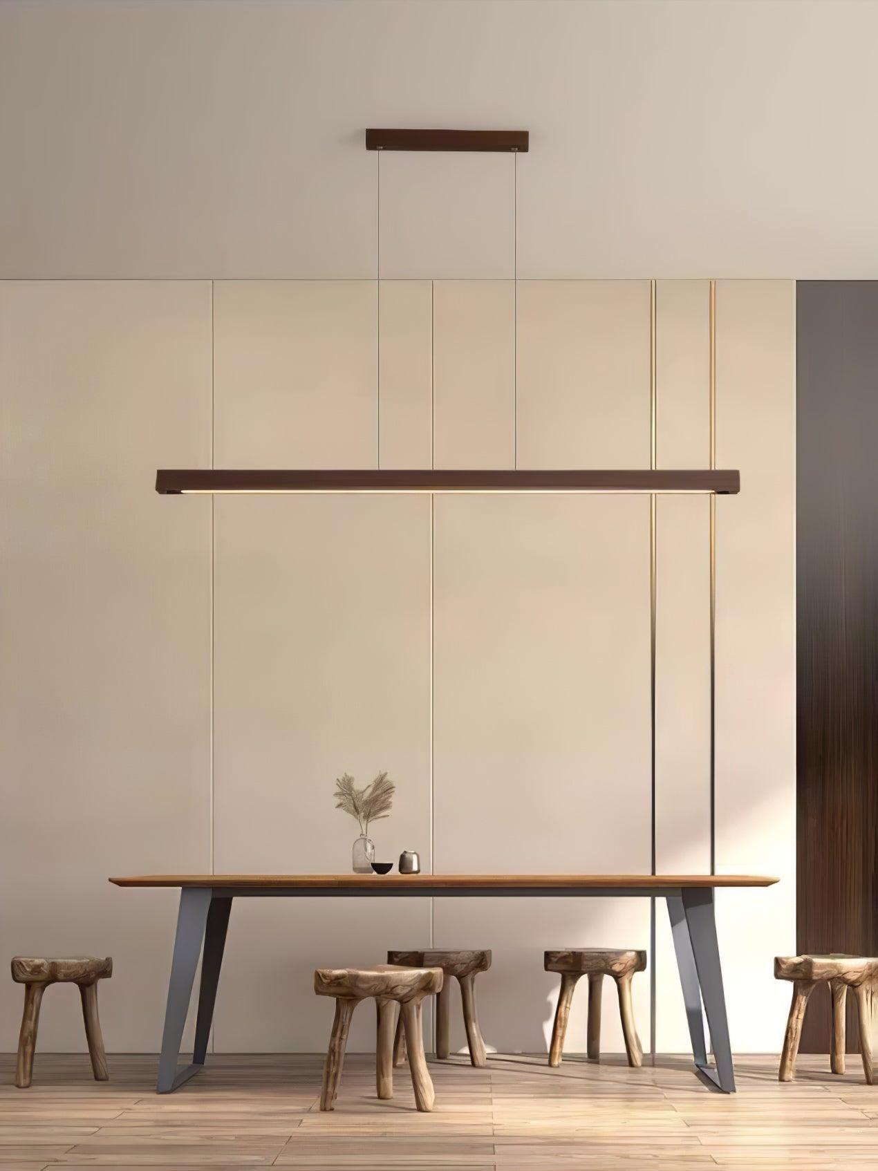 Aro Wooden Pendant Light-Neutral Decor