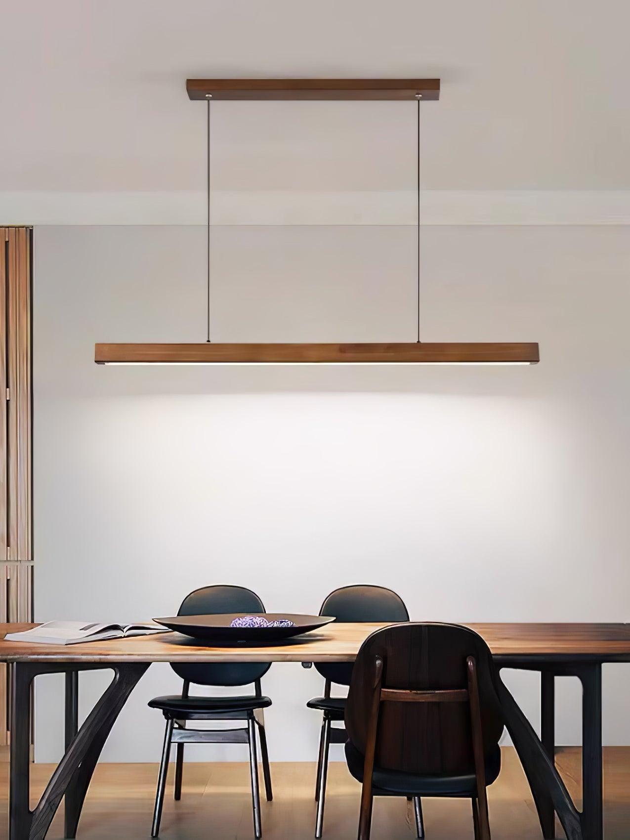 Aro Wooden Pendant Light-Neutral Decor