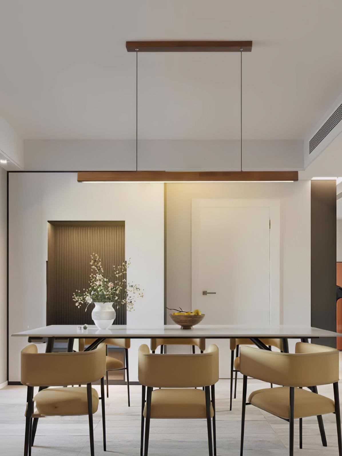 Aro Wooden Pendant Light-Neutral Decor