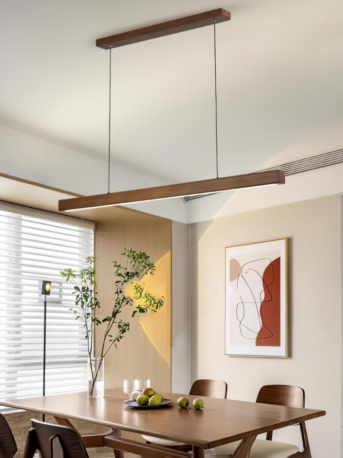 Aro Wooden Pendant Light-Neutral Decor