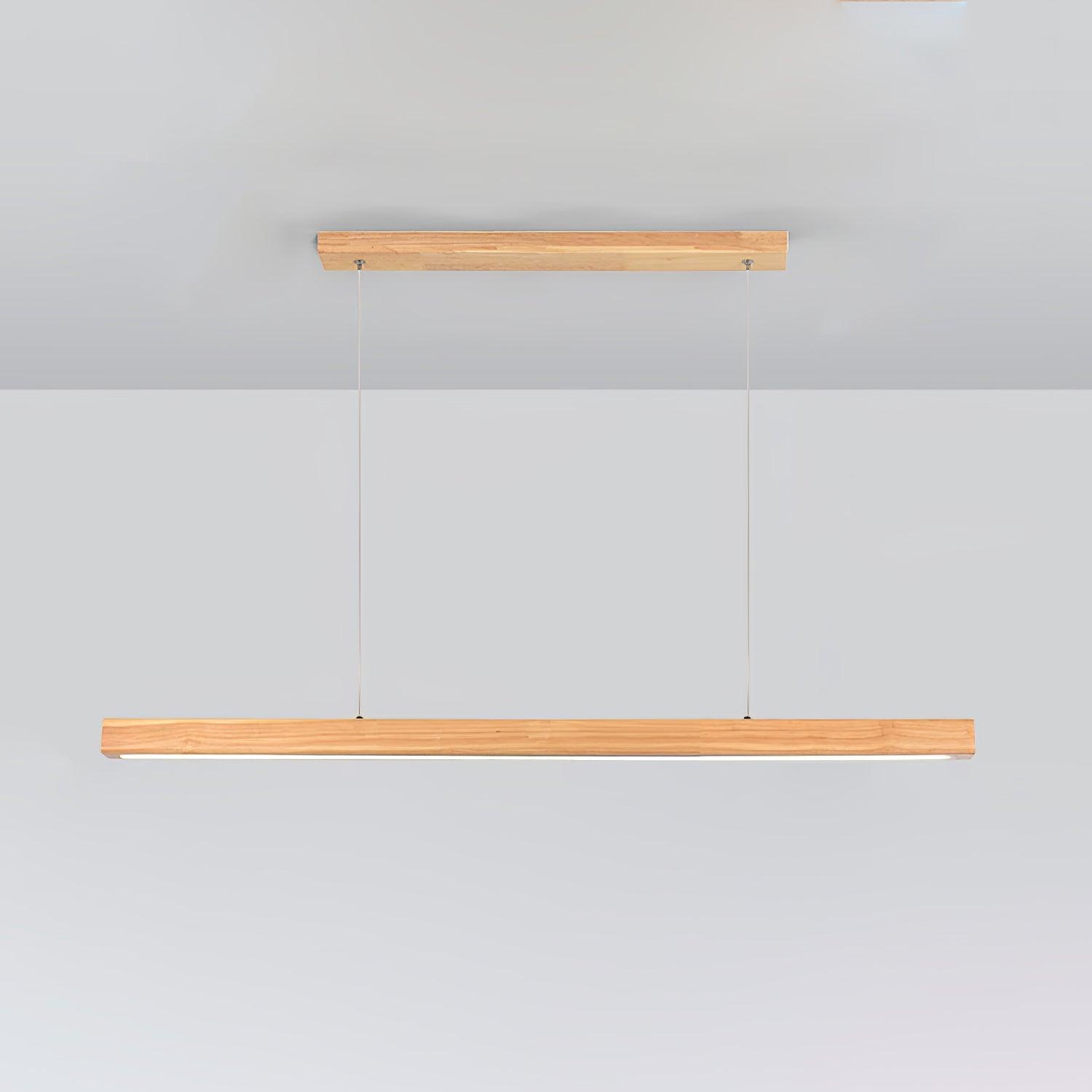Aro Wooden Pendant Light-Neutral Decor