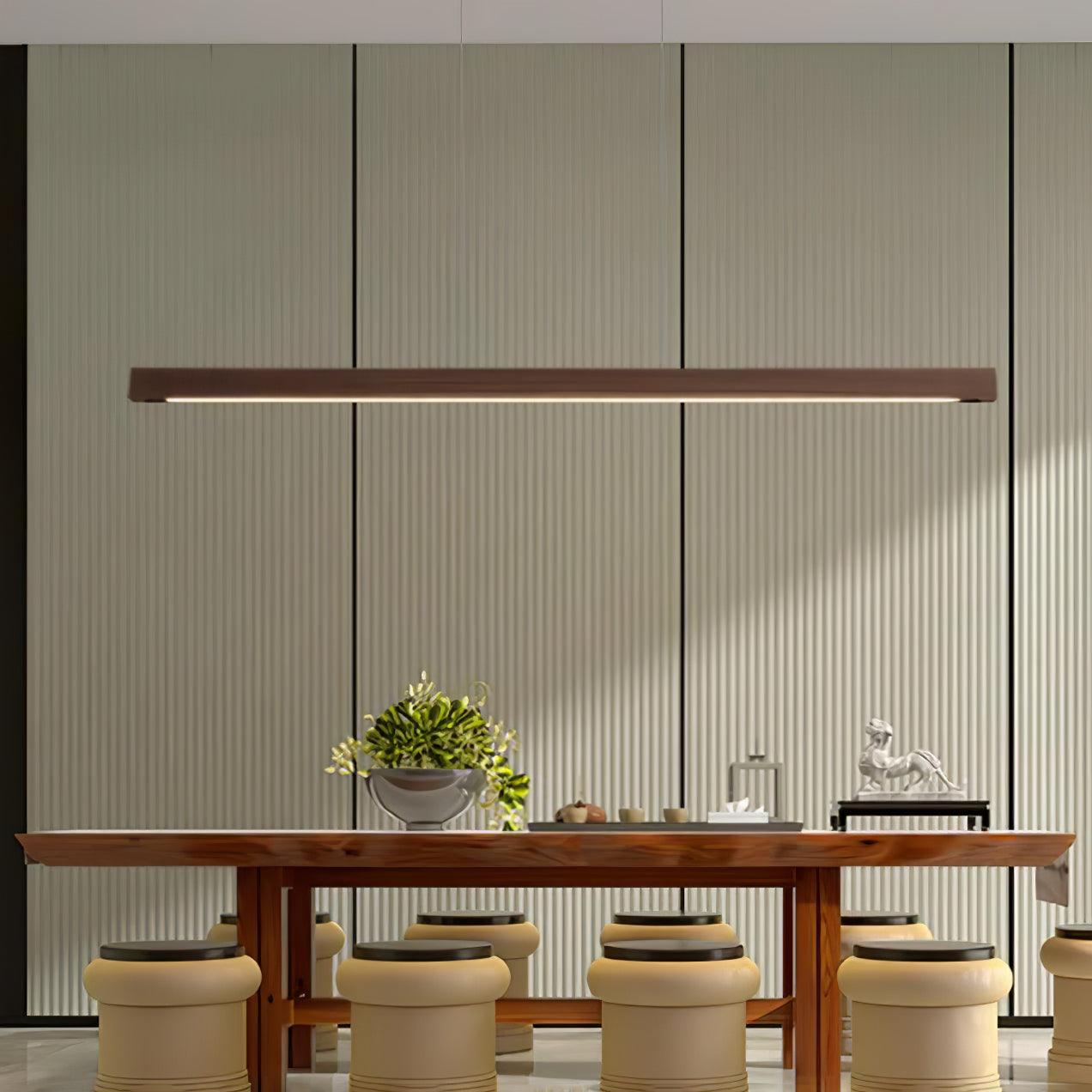 Aro Wooden Pendant Light-Neutral Decor