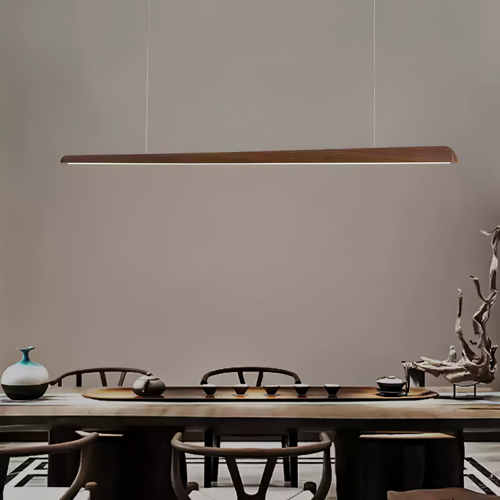 Reloz Wood Minimalist Pendant Lamp-Neutral Decor