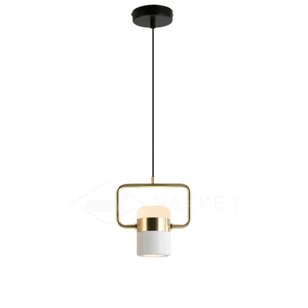 Lirael Pendant Lamp Adjustable Glass with Brass-Neutral Decor